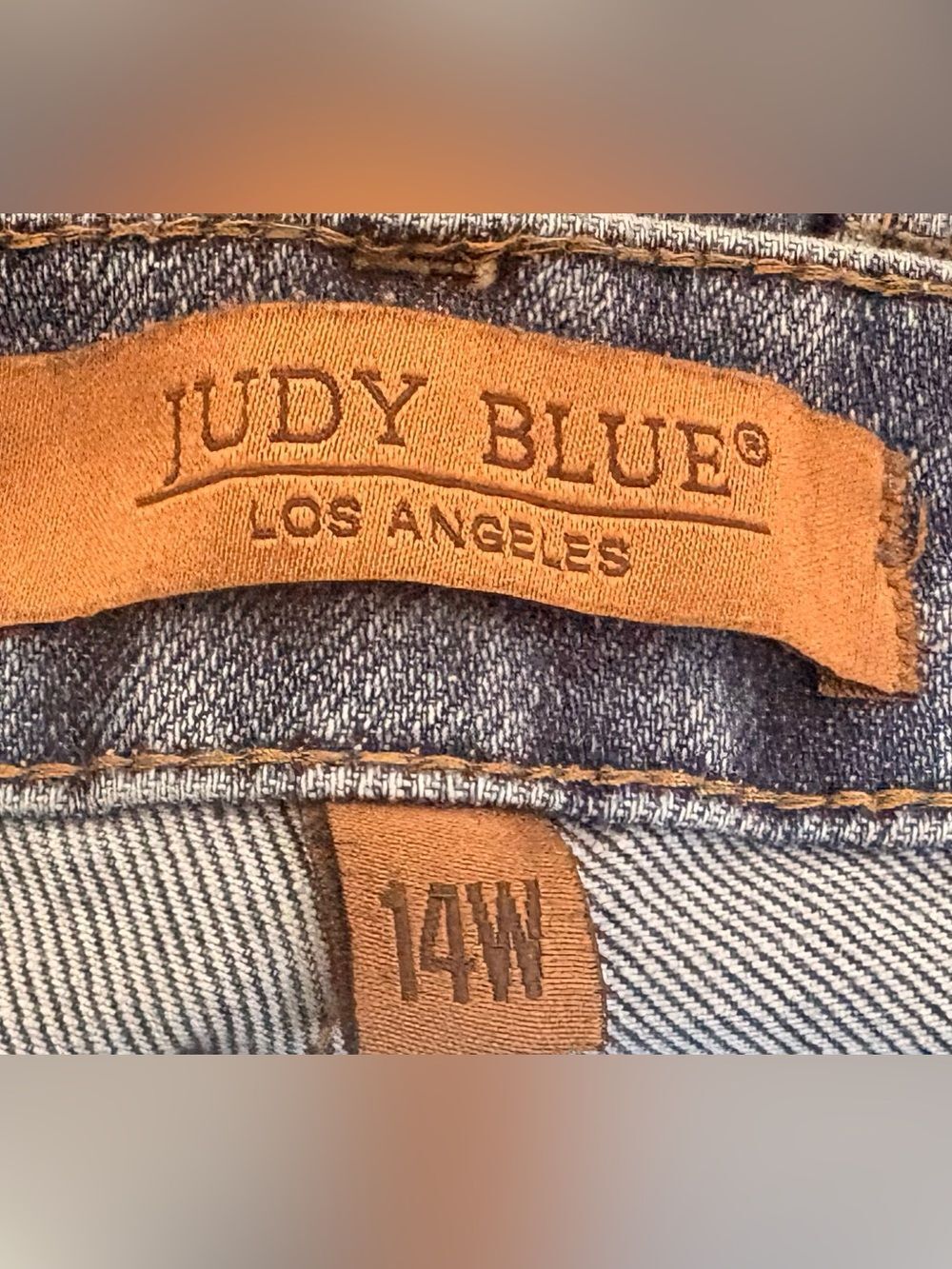 Judy Blue Medium Wash Wide Leg Jeans - Picture 5 of 6